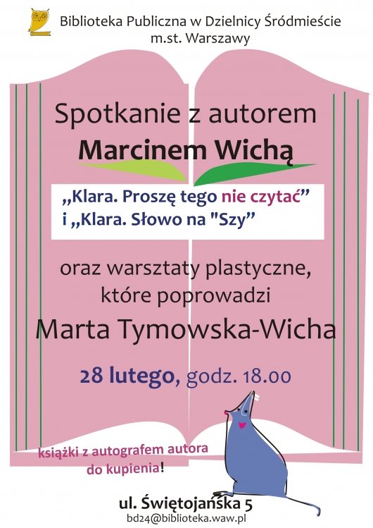 Spotkanie z Marcinem Wichą i Martą Tymowską-Wichą.