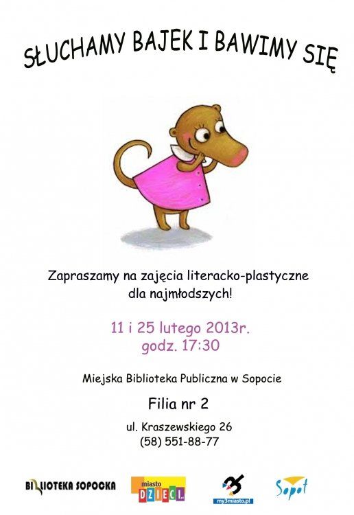 Słuchamy bajek i bawimy się