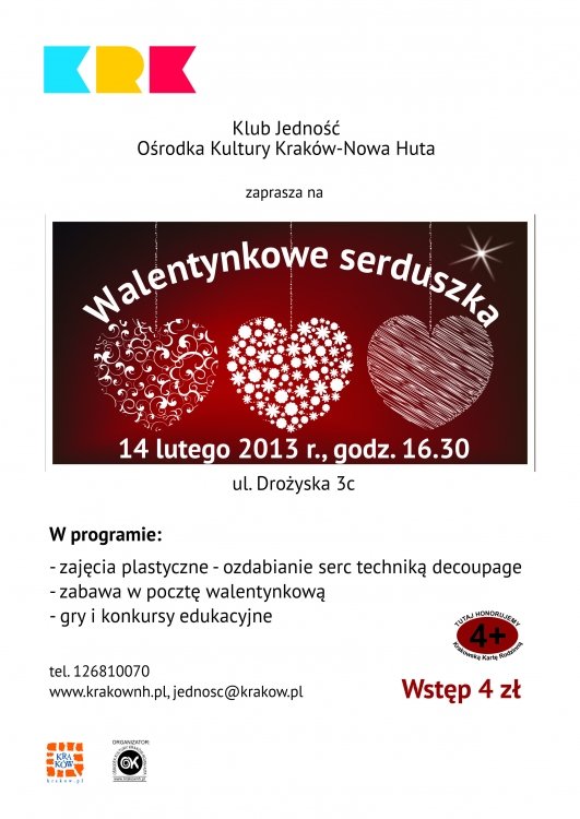 Walentynkowe serduszka