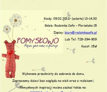 Warsztaty z Pracownią POMYSŁOWO