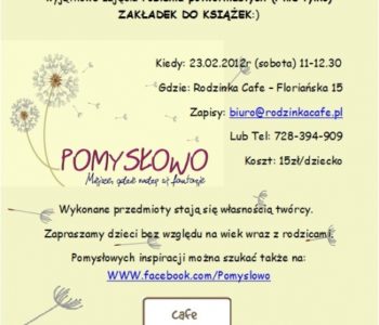 Warsztaty z Pracownią POMYSŁOWO