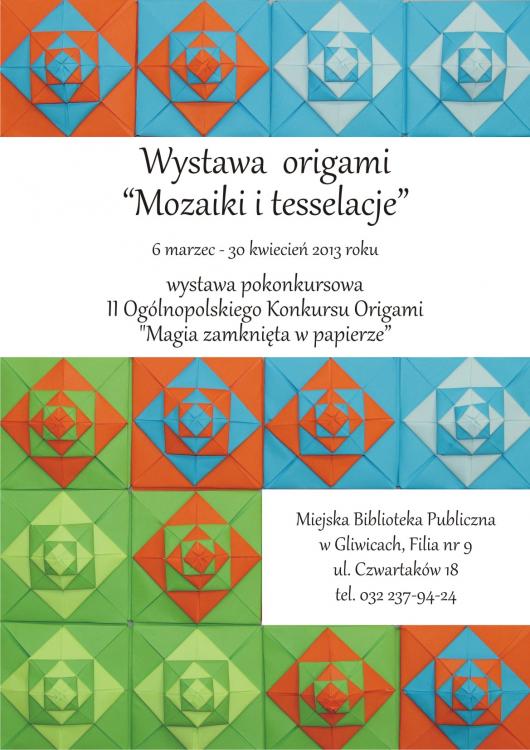 Wystawa origami Mozaiki i tesselacje