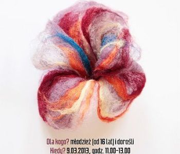 Biżuteria z filcu w DK Zacisze