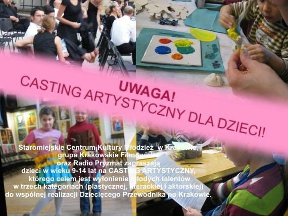 Casting artystyczny dla dzieci!