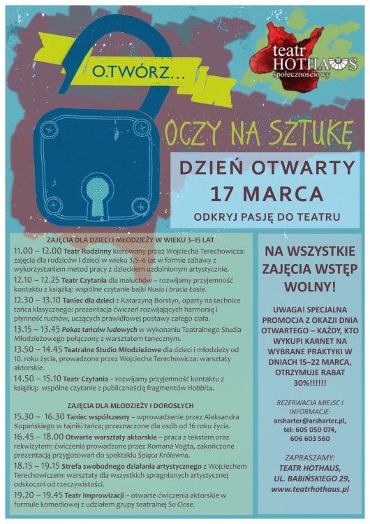 Dzień Otwarty w Teatrze Hothaus