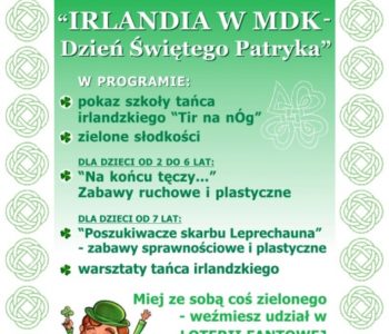 Dzień św. Patryka w MDK