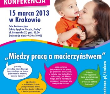Konferencja Między pracą a macierzyństwem