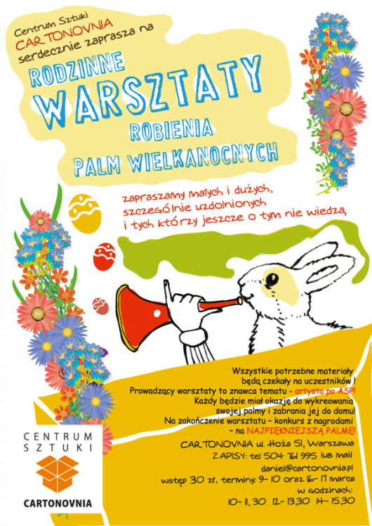 RODZINNE WARSZTATY ROBIENIA PALM WIELKANOCNYCH