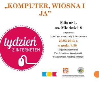 Tydzień z Internetem  w Nowohuckiej Bibliotece Publicznej