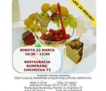 Warsztaty kulinarne dla Dzieci w Poznaniu