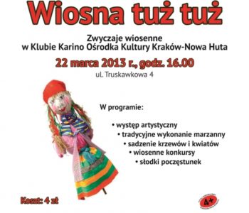 Wiosna tuż, tuż – zwyczaje wiosenne