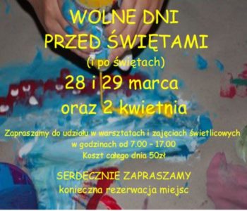 Wolne dni przed Świętami (i po świętach)