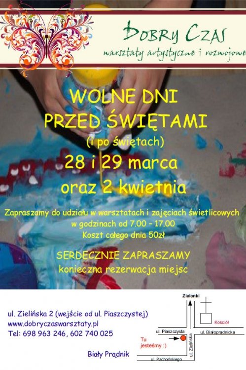 Wolne dni przed Świętami (i po świętach)