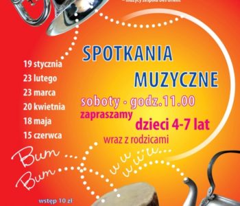 sobotnie spotkania muzyczne dla dzieci