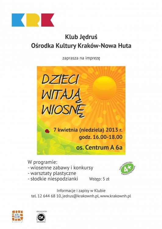 Dzieci witają wiosnę