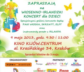 Koncert Tęczowej Muzyki – Wiosenno-irlandzki koncert dla dzieci