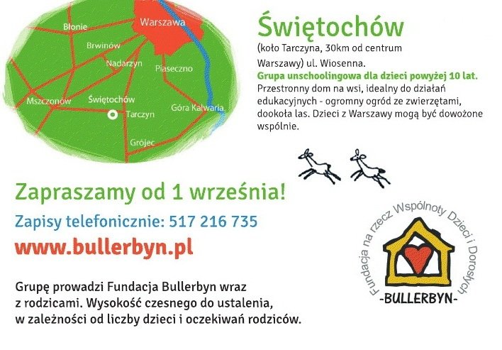 Spotkanie informacyjne – Unschooling i Szkoła Demokratyczna