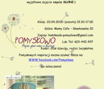 Szyjemy słonie z Pomysłowo