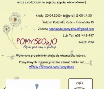 Warsztaty z Pracownią POMYSŁOWO