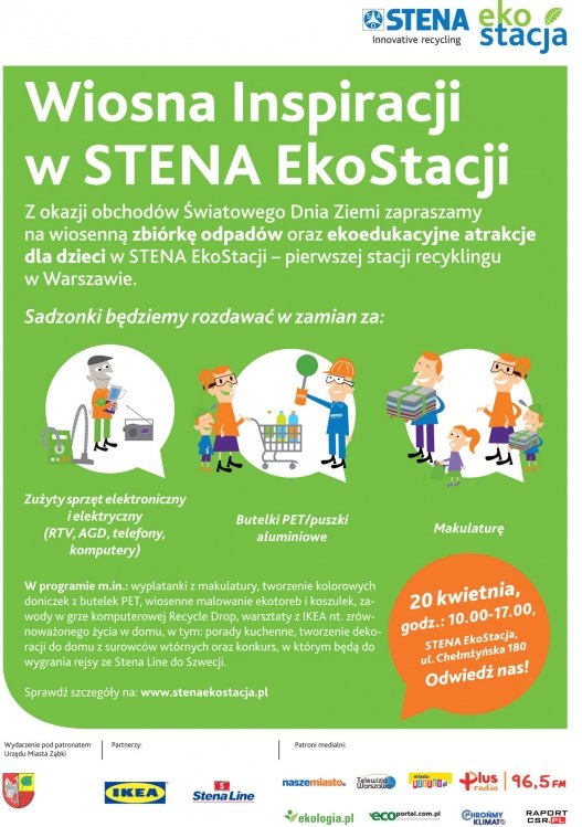 Świętuj z nami Dzień Ziemi w STENA EkoStacji