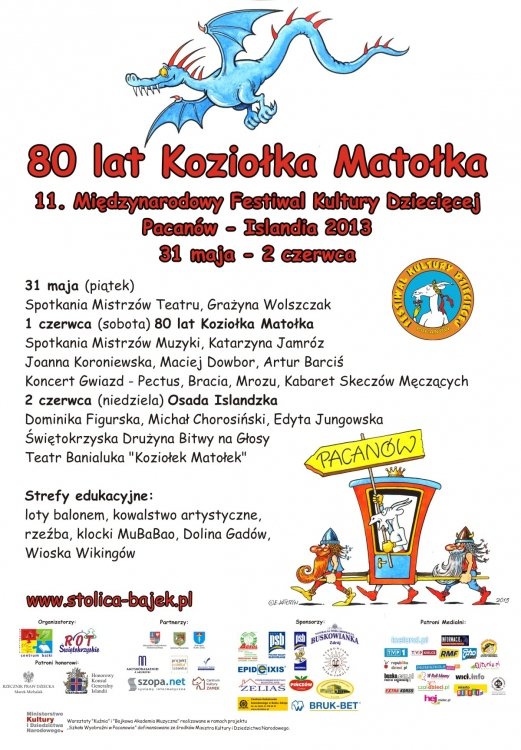 80 lat Koziołka Matołka w Pacanowie