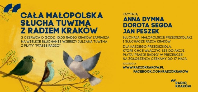 Cała Małopolska słucha Tuwima! Wielka akcja Radia Kraków