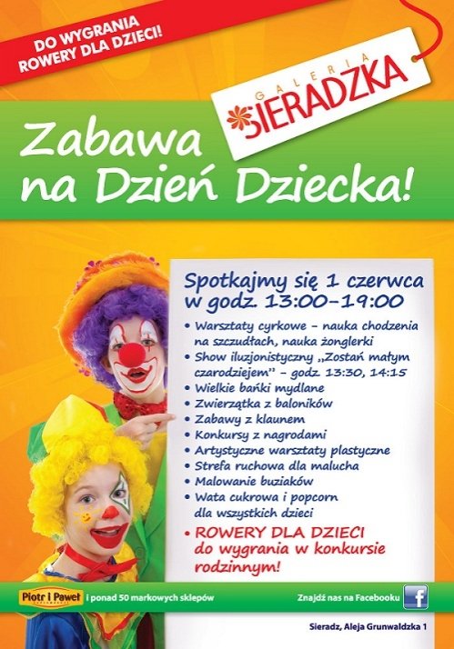 Cyrkowy Dzień Dziecka w Galerii Sieradzkiej!