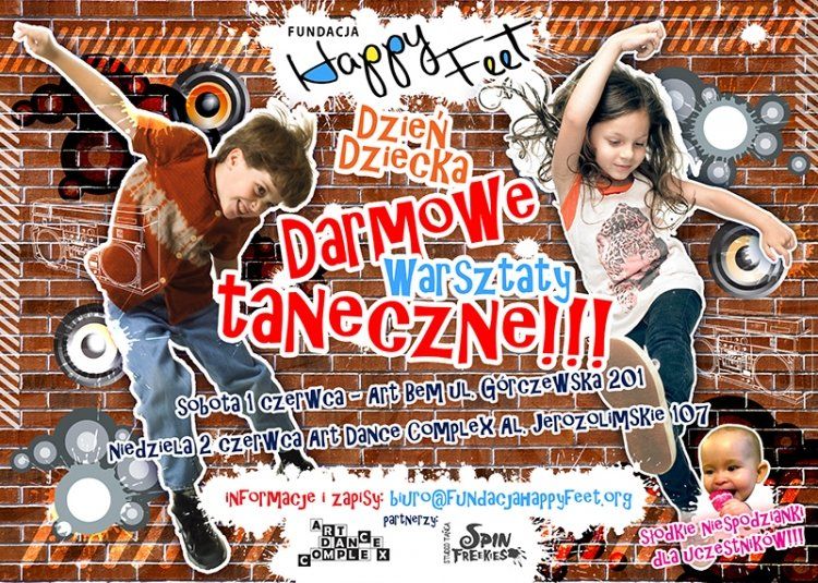Darmowe warsztaty taneczne dla dzieci i młodzieży z okazji Dnia Dziecka!