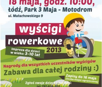 Dziecięce Wyścigi Rowerkowe w Łodzi