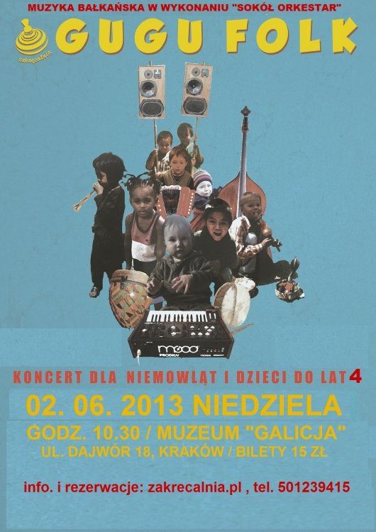 Dzień Dziecka w Żydowskim Muzeum Galicja – Koncert GuGu Folk