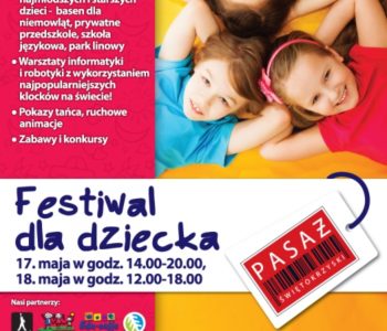 Festiwal dla dziecka w Pasażu  Świętokrzyskim – Kielce