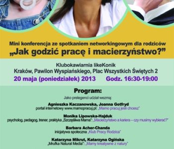 Jak godzić pracę i macierzyństwo