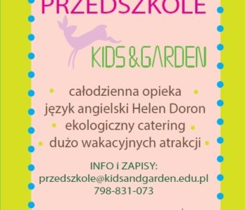 Letnie przedszkole Kids and Garden