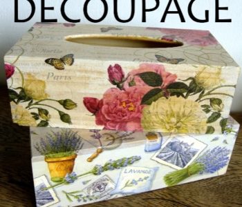 Warsztaty decoupage – ozdabiamy drewniane chusteczniki