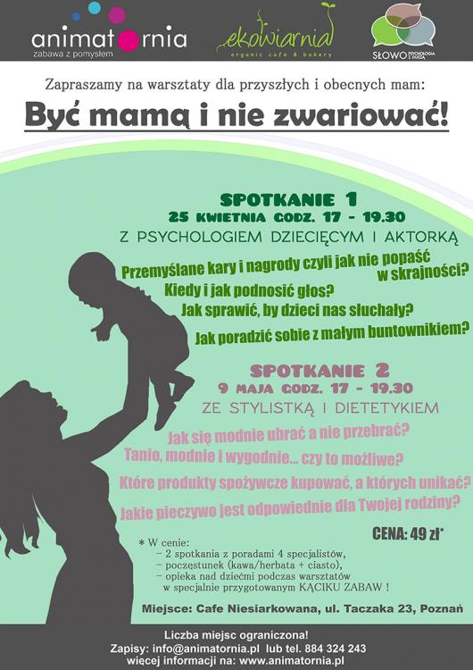 Warsztaty dla dla mam w Poznaniu