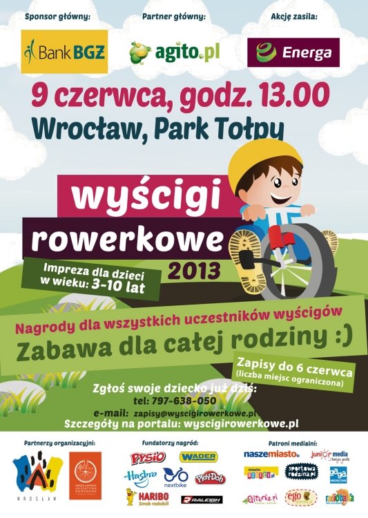 Wyścigi Rowerkowe we Wrocławiu!