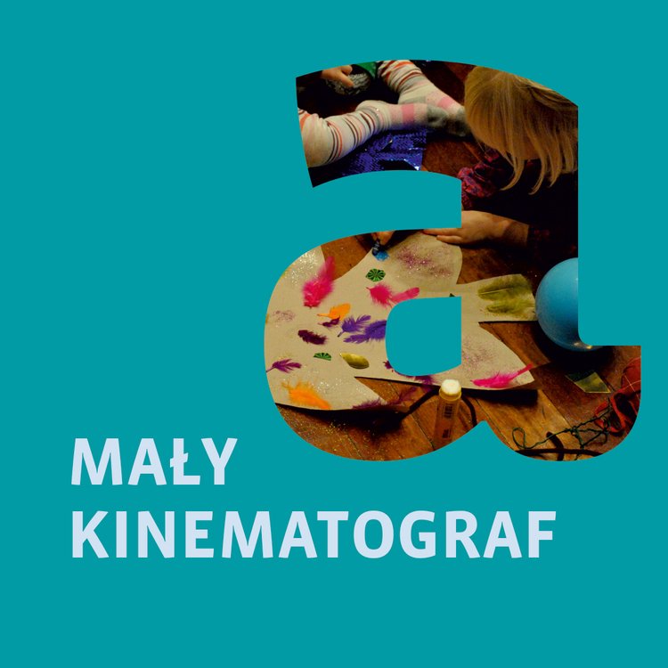 Mały Kinematograf - logo cyklu spotkań filmowych dla dzieci w Łodzi