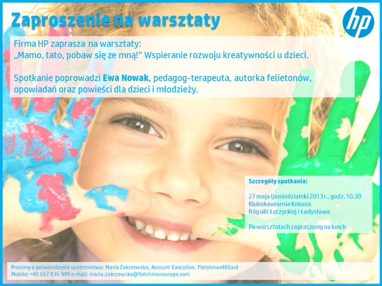 warsztaty dla dzieci