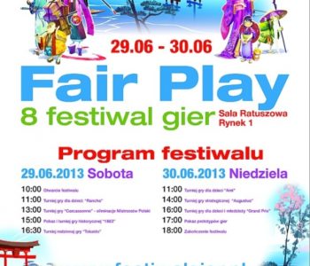 Letni Festiwal Gier FAIR PLAY – Nowy Sącz