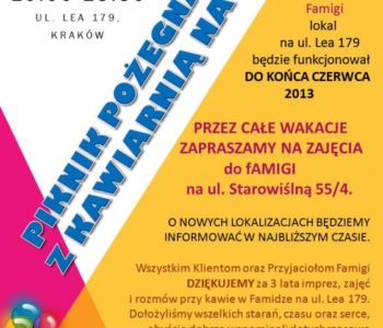 Piknik pożegnalny na Lea – Famiga