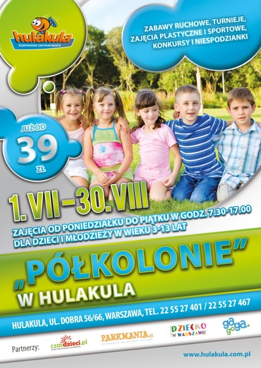 Półkolonie letnie w Hulakula