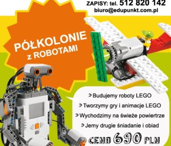 Półkolonie z robotami, tworzeniem gier i animacji!