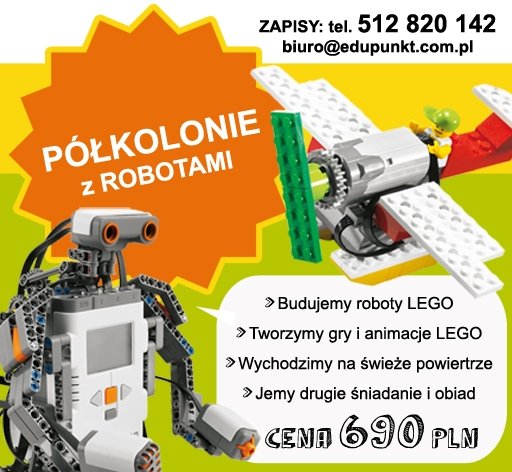 Półkolonie z robotami, tworzeniem gier i animacji!