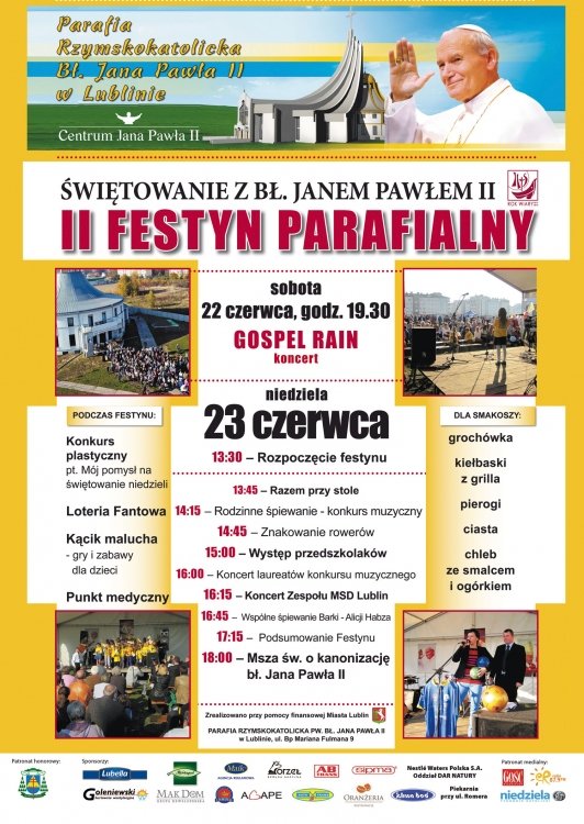 Rodzinny Festyn z bł. Janem Pawłem II – Lublin