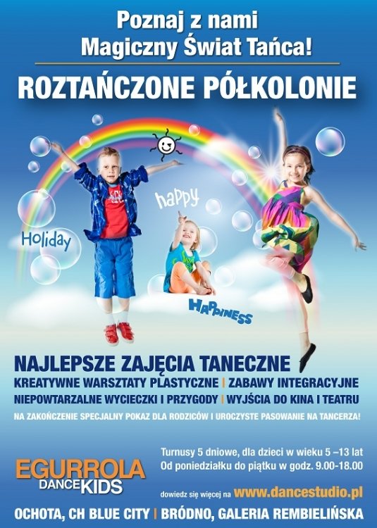 Roztańczone półkolonie z Egurrola Dance Studio