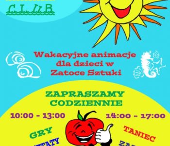 Wakacyjne animacje dla dzieci w Zatoce Sztuki w Sopocie