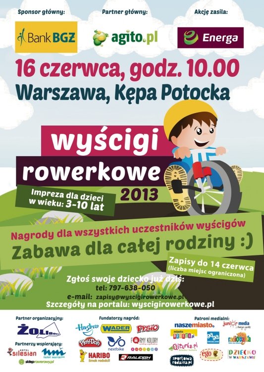 Wyścigi Rowerkowe w Warszawie