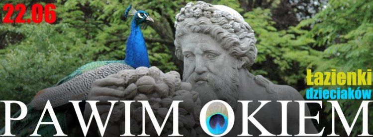 Łazienki pawim oczkiem. Spacer dla dzieci