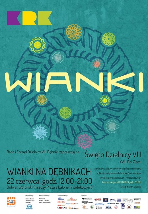 Święto Dzielnicy VIII – Wianki na Dębnikach