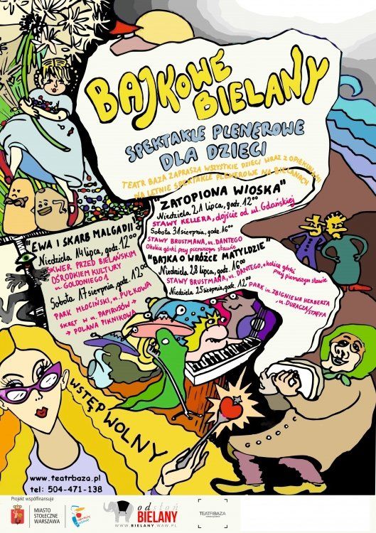 Bajkowe Bielany – spektakle plenerowe dla dzieci